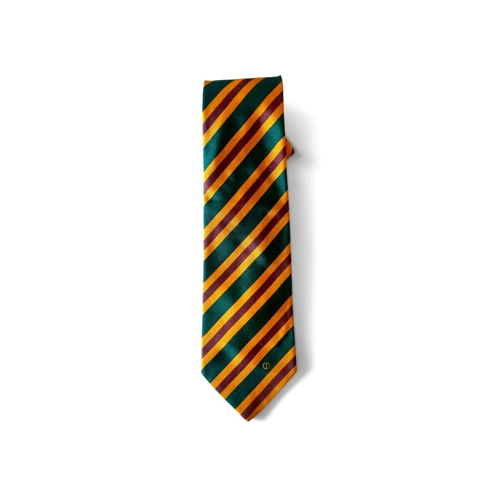 Dunhill Men's Neck Tie Made In Italy Designer 100% Silk Striped